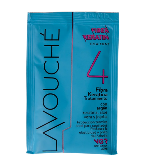Sachet Tratamiento 4 Fibra Keratina - Lavouché 30ml