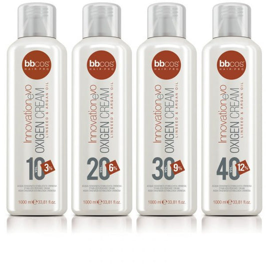 Oxidante En Crema Innovation Evo (+ Semilla de Lino & Aceite De Argán) 1000ml - BBcos