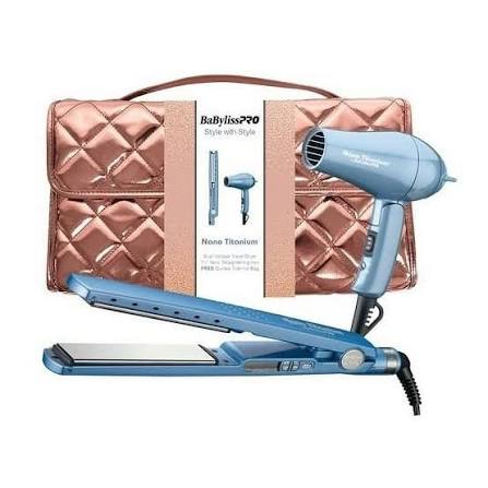 Pack Travel Plancha Y Secadora Mini - Babylisspro