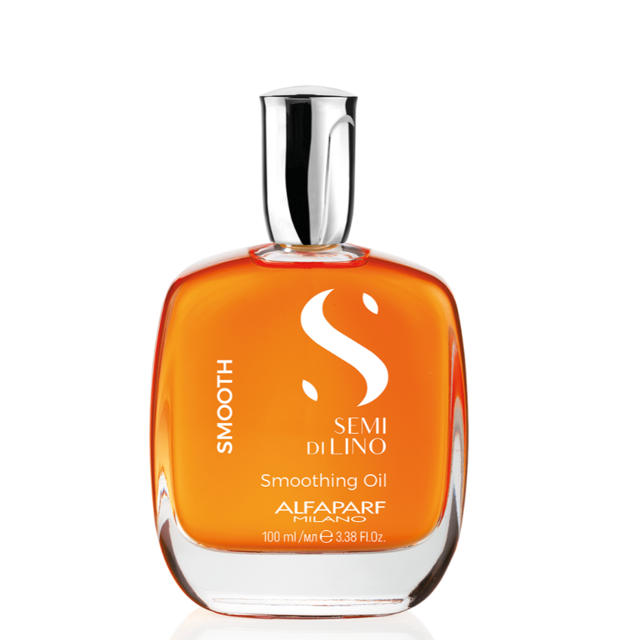 Aceite Disciplinante Para Cabellos Rebeldes | Semi Di Lino | Smooth Oil Alfaparf -100 ml