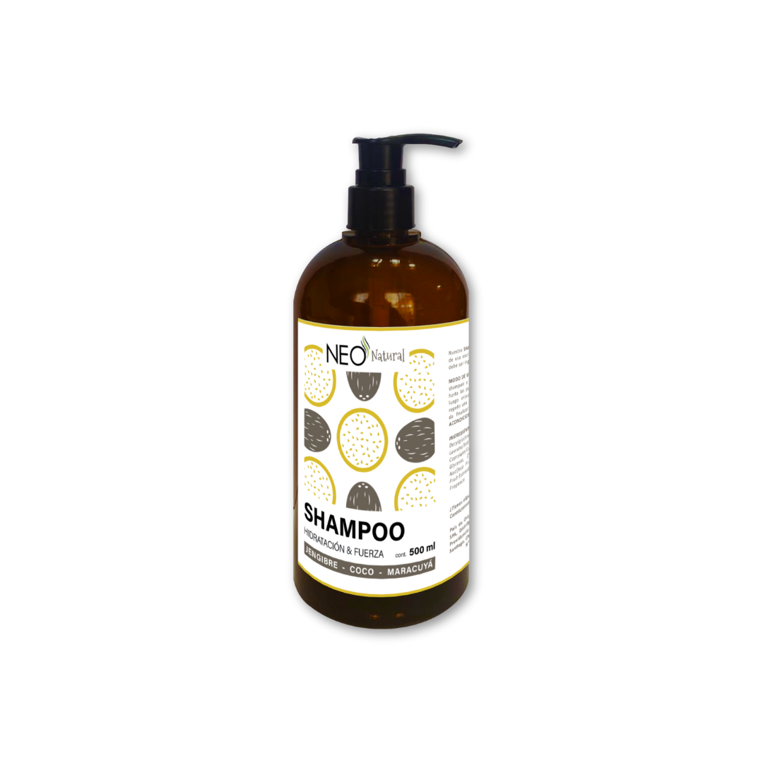 Shampoo Natural Hidratación y Fuerza - NeoGlamour