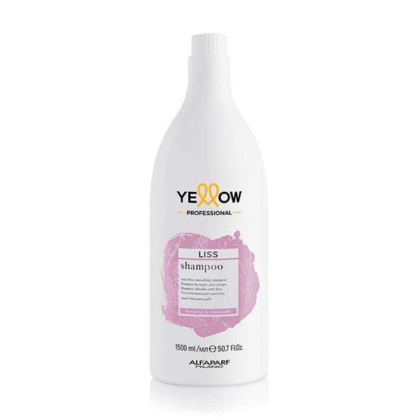 Shampoo Anti-Frizz (Liso Perfecto) + Keratina HT & Aceite de Amaranto - Yellow