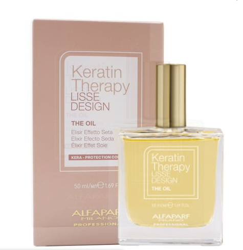 Aceite Elixir Efecto Seda - Keratin Therapy Lisse Design 50 ml Alfaparf Milano