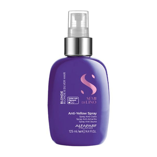 Spray Sin Enjuague Anti-Amarillo Para Cabello Rubio & Platinado [Semi Di Lino] - Alfaparf Milano