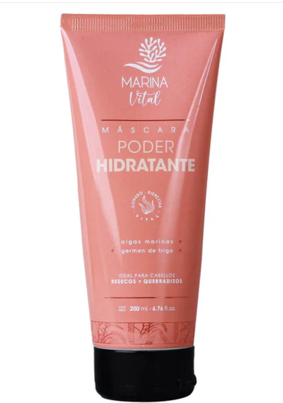 Mascara Poder Hidratante 200 Ml (Con Trigo) - Marina Vital.