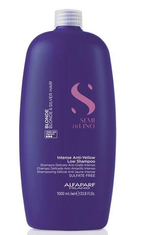 Shampoo Anti-Amarillo Para Cabello Rubio & Platinado [Semi Di Lino] - Alfaparf Milano