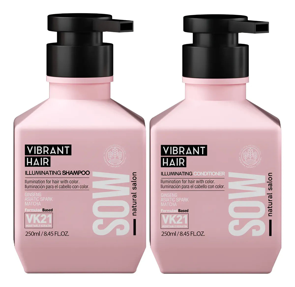 Pack Sow Acondicionador 250ml + Shampoo 250ml Illuminating