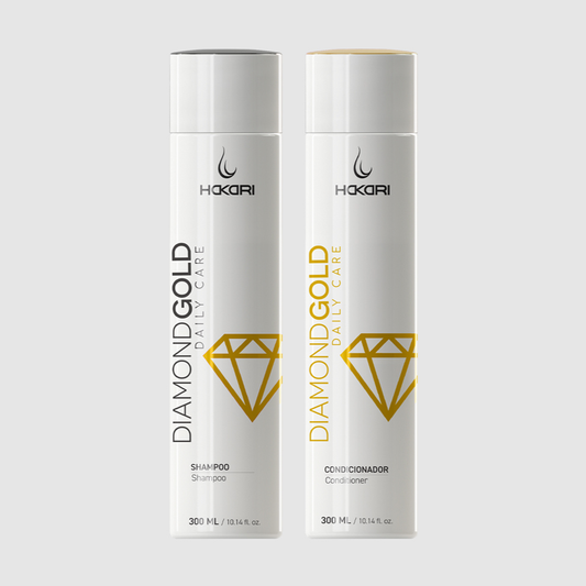 Kit Alisado Diamond Gold 300ml - Hakari