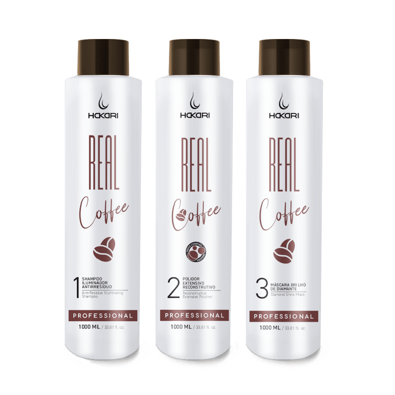 Kit Alisado Real Coffee - Hakari