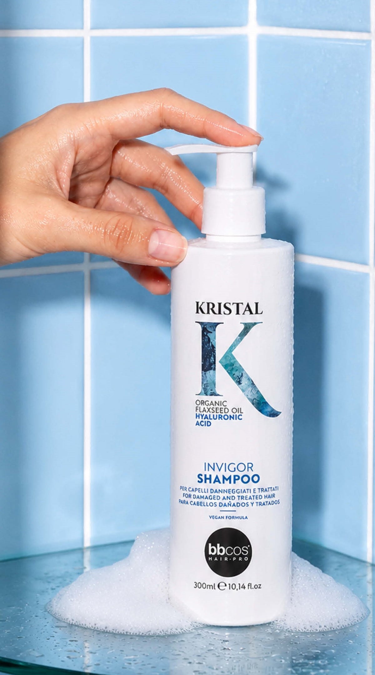 Shampoo Kristal Invigor - 300ml Bbcos