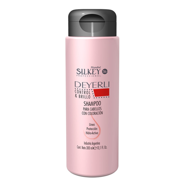 Shampoo Para Cabellos Con Coloración Deyerli [Control y Brillo] 300ml - Silkey