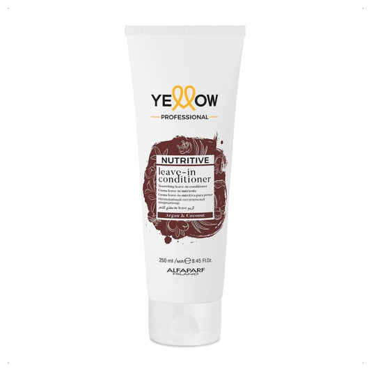 Crema Leave-In Nutritiva Para Cabellos Secos + Argan y Coco 250ml - Yellow