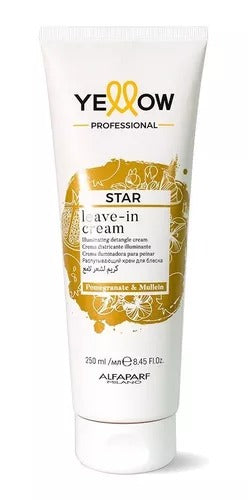 Crema Leave-In Star (Iluminadora) + Flor de Verbasco y Aceite de Granada 250ml - Yellow