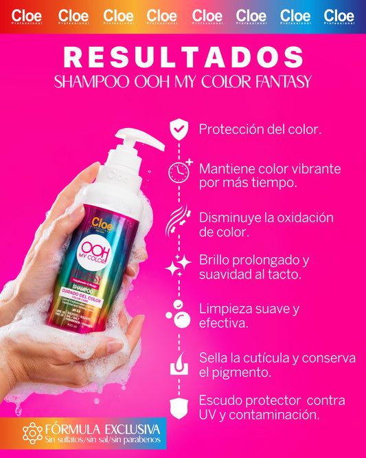 Shampoo Oh My Color Fantasy 400ml - Cloe