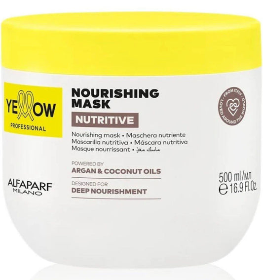 Máscara Nutritiva (Cabello Seco) + Aceite de Argan y Coco - Yellow