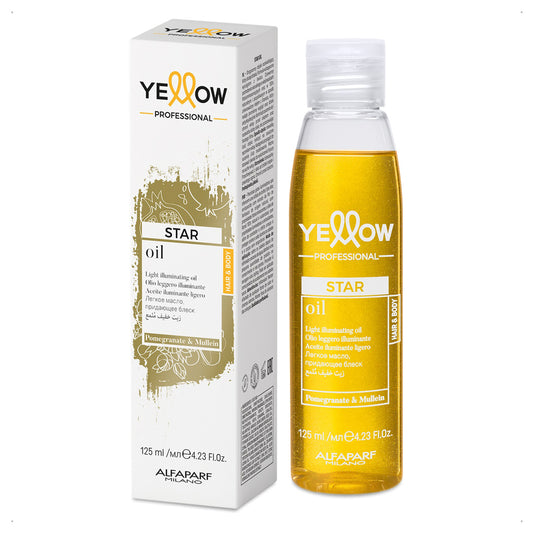 Aceite Iluminante Ligero Star Oil + Flor de Verbasco y Aceite de Granada 120ml - Yellow.
