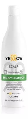 Shampoo Anti-Caída ENERGY SHAMPOO + Rambutan & Basil [Scalp] - Yellow