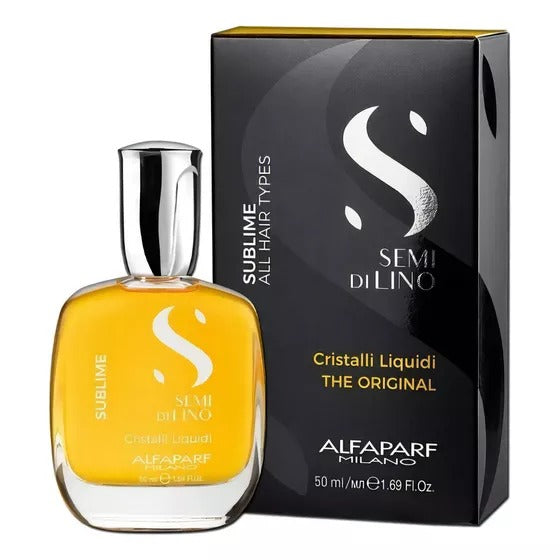 Serum Iluminador Instantaneo Para Todos Los Tipos De Cabello [Semi Di Lino - Cristalli Liquidi] - Alfaparf Milano