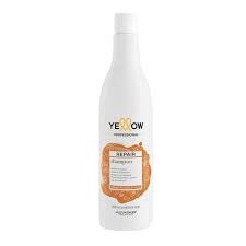Shampoo Reestructurante (Reparación Cabello Dañado) + Proteína de Almendras & Cacao - Yellow