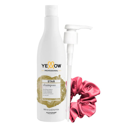 Shampoo Star (Iluminador) + Flor de Verbasco y Aceite de Granada - Yellow