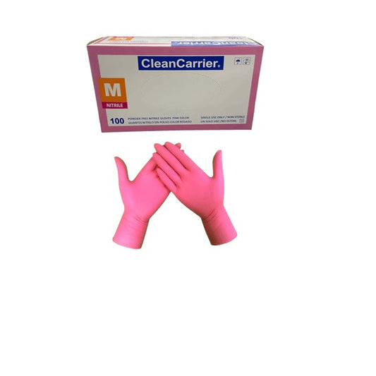 Guantes Nitrilo Color Rosado