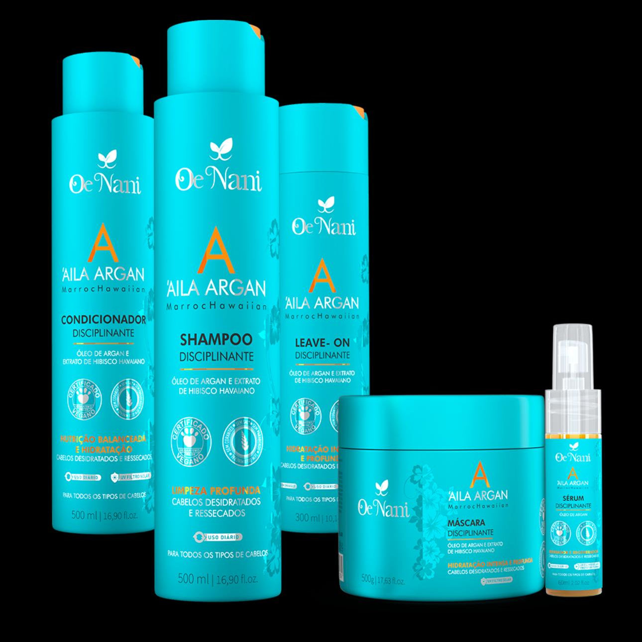 Kit Aila Argan 500ml - Oe Nani