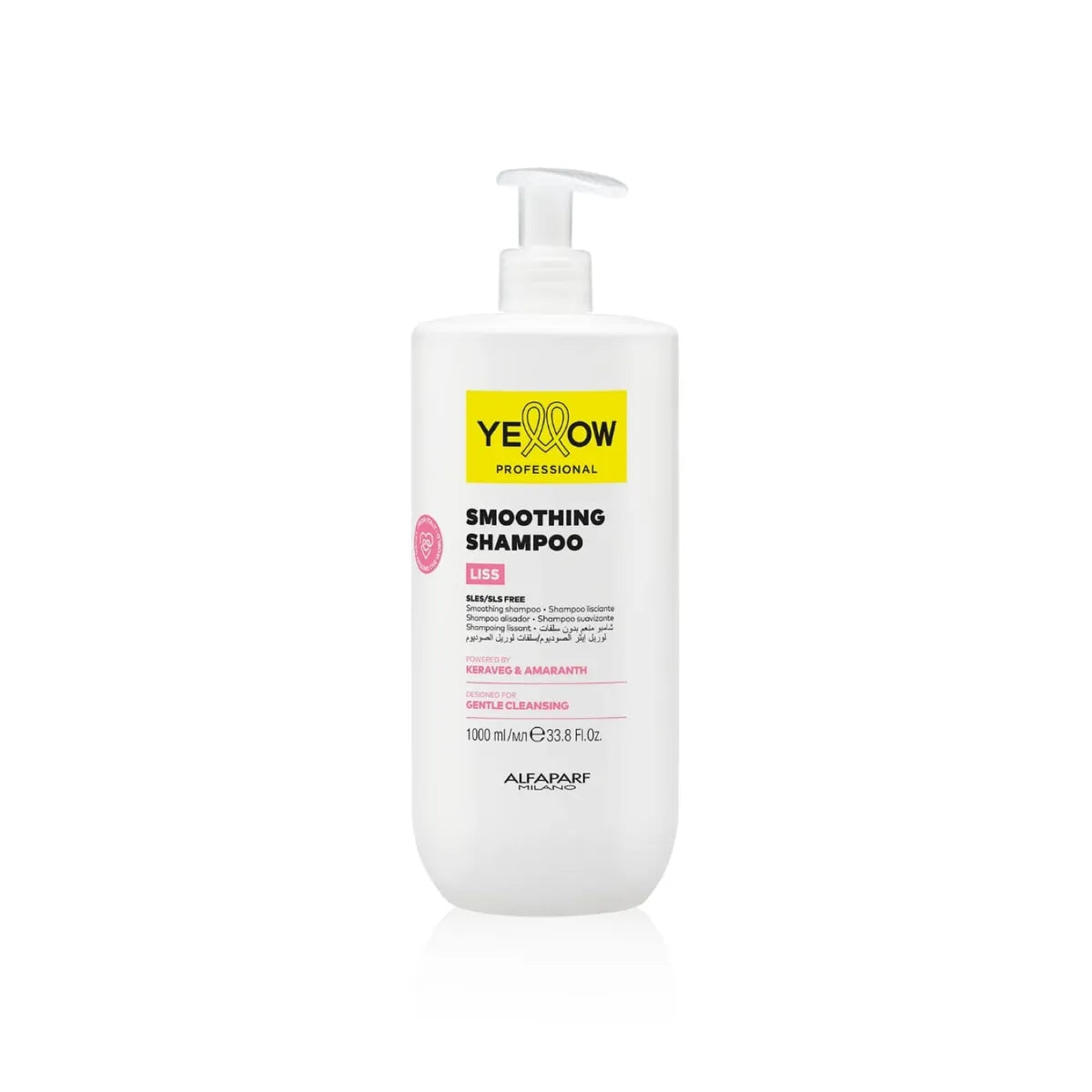 Shampoo Anti-Frizz (Liso Perfecto) + Keratina HT & Aceite de Amaranto - Yellow