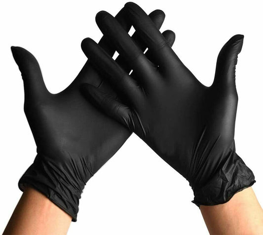 Guantes Nitrilo Color Negro