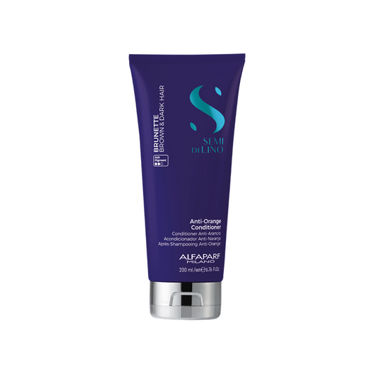 Acondicionador Anti-Naranja Para Cabello Castaño & Oscuro [Semi Di Lino] - Alfaparf Milano