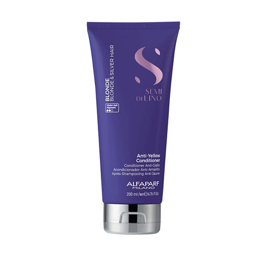 Acondicionador Anti-Amarillo Para Cabello Rubio & Platinado [Semi Di Lino] - Alfaparf Milano