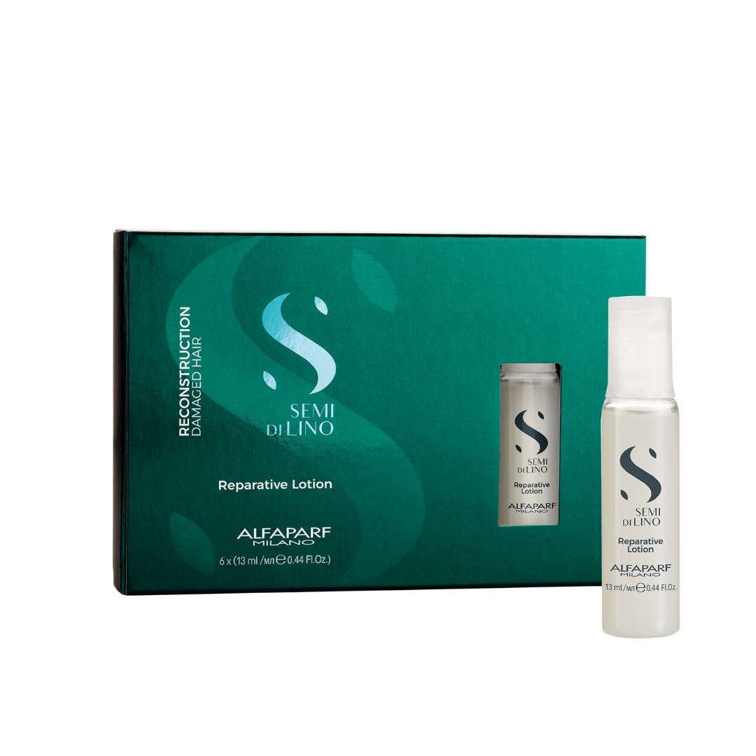 Ampolla De Reconstrucción Para Cabello Dañado Reparative Lotion [Semi Di Lino] - Alfaparf Milano