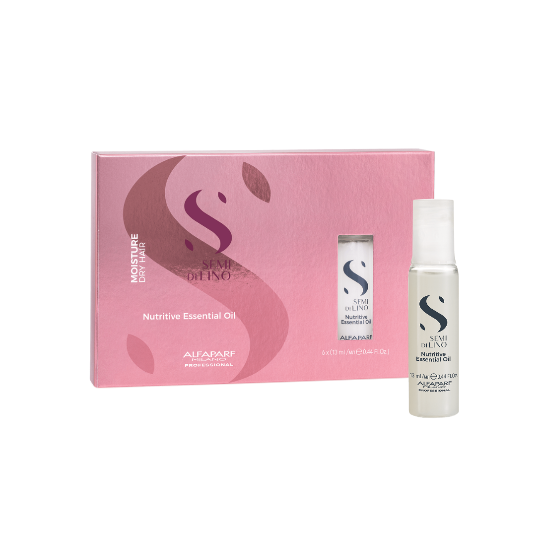 Ampolla Nutritiva Para Cabello Seco Nutritive Essential Oil [Semi Di Lino] - Alfaparf Milano