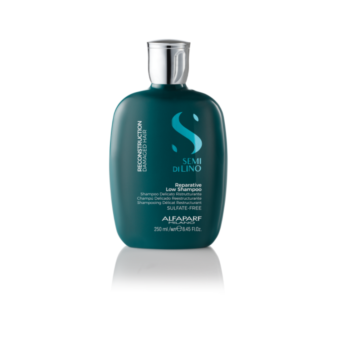 Shampoo de Reparación [Reconstrucción] Para Cabello Dañado [Semi Di Lino] - Alfaparf Milano