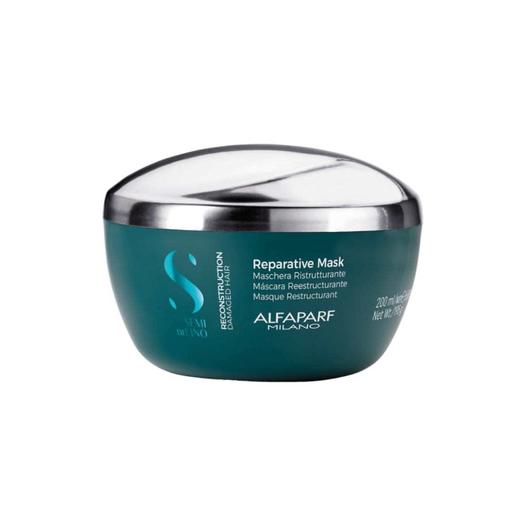 Mascarilla de Reparación [Reconstrucción] Para Cabello Dañado [Semi Di Lino] - Alfaparf Milano