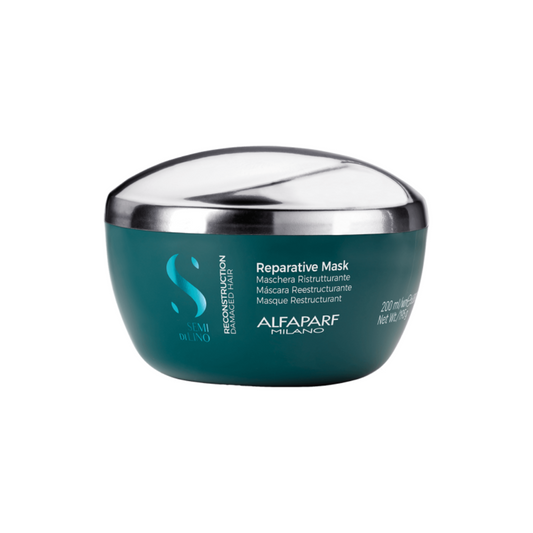 Mascarilla de Reparación [Reconstrucción] Para Cabello Dañado [Semi Di Lino] - Alfaparf Milano