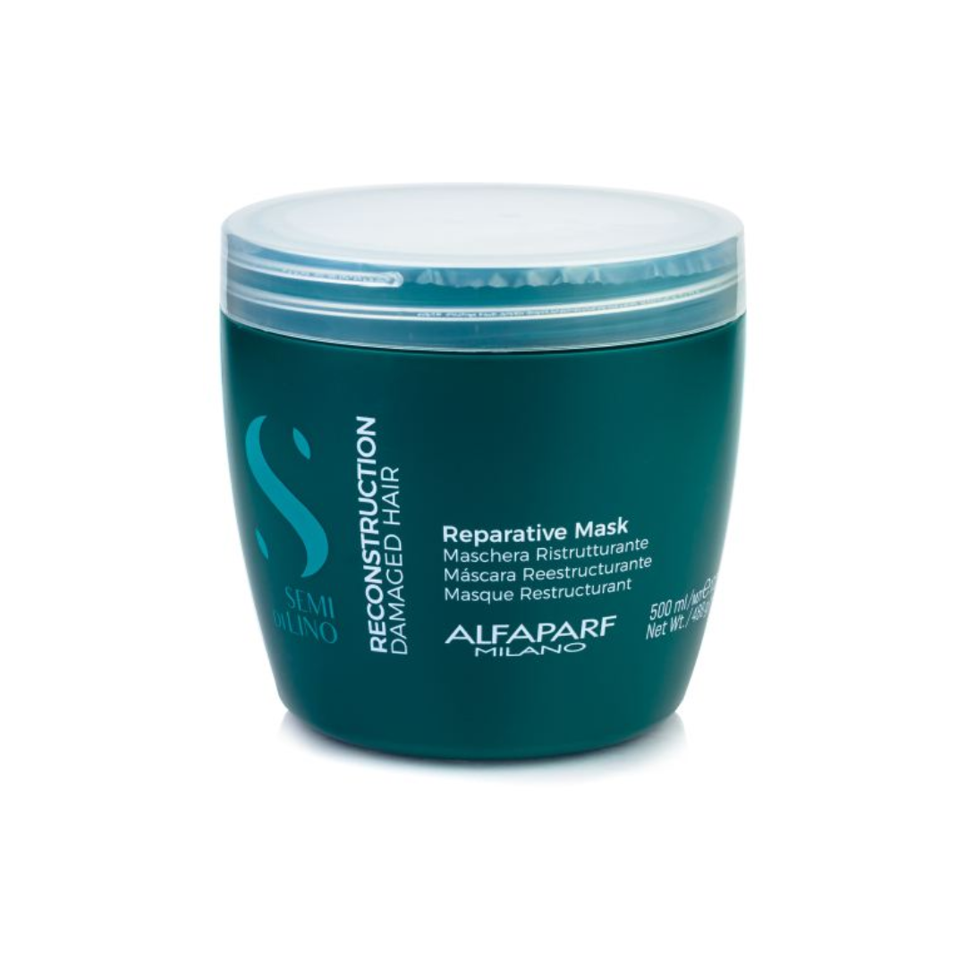 Mascarilla de Reparación [Reconstrucción] Para Cabello Dañado [Semi Di Lino] - Alfaparf Milano