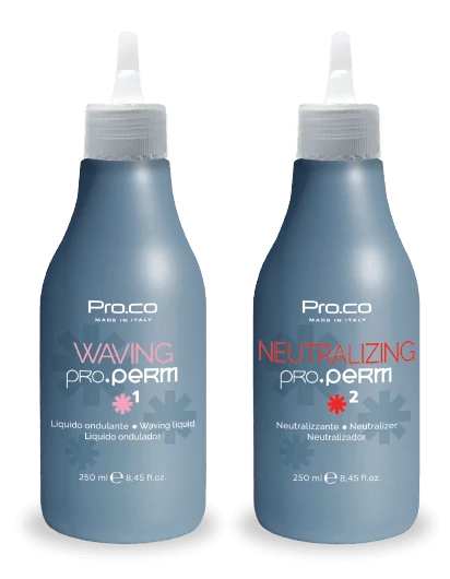 Curling Pro Solution (Liquido Ondulante + Neutralizador) 2x250ml - Proco